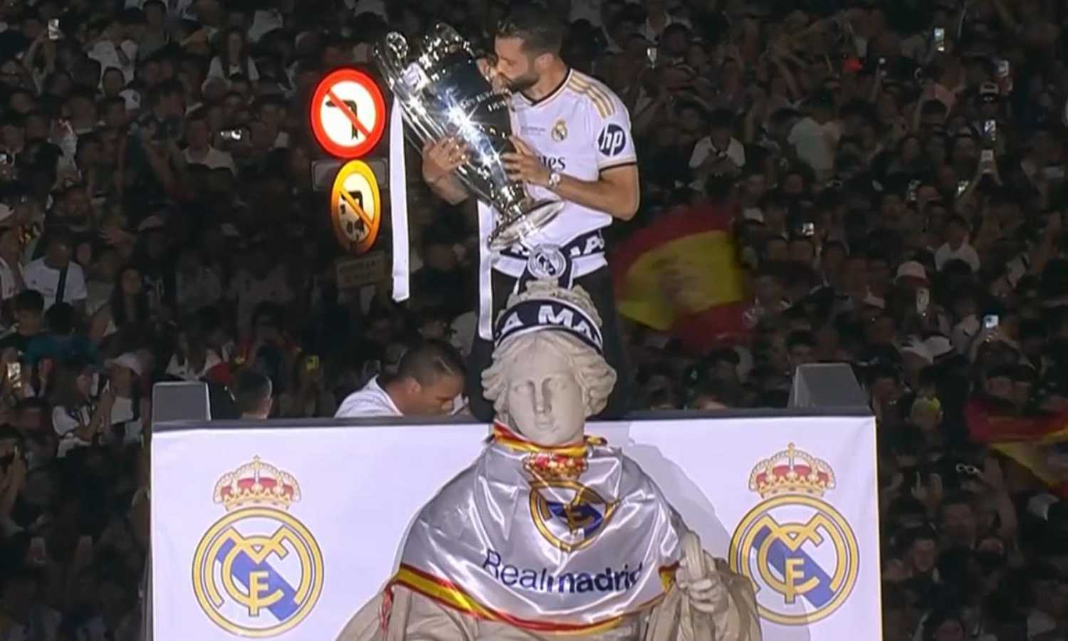 Real Madrid Madrid festeja la decimoquinta Champions League en Cibeles