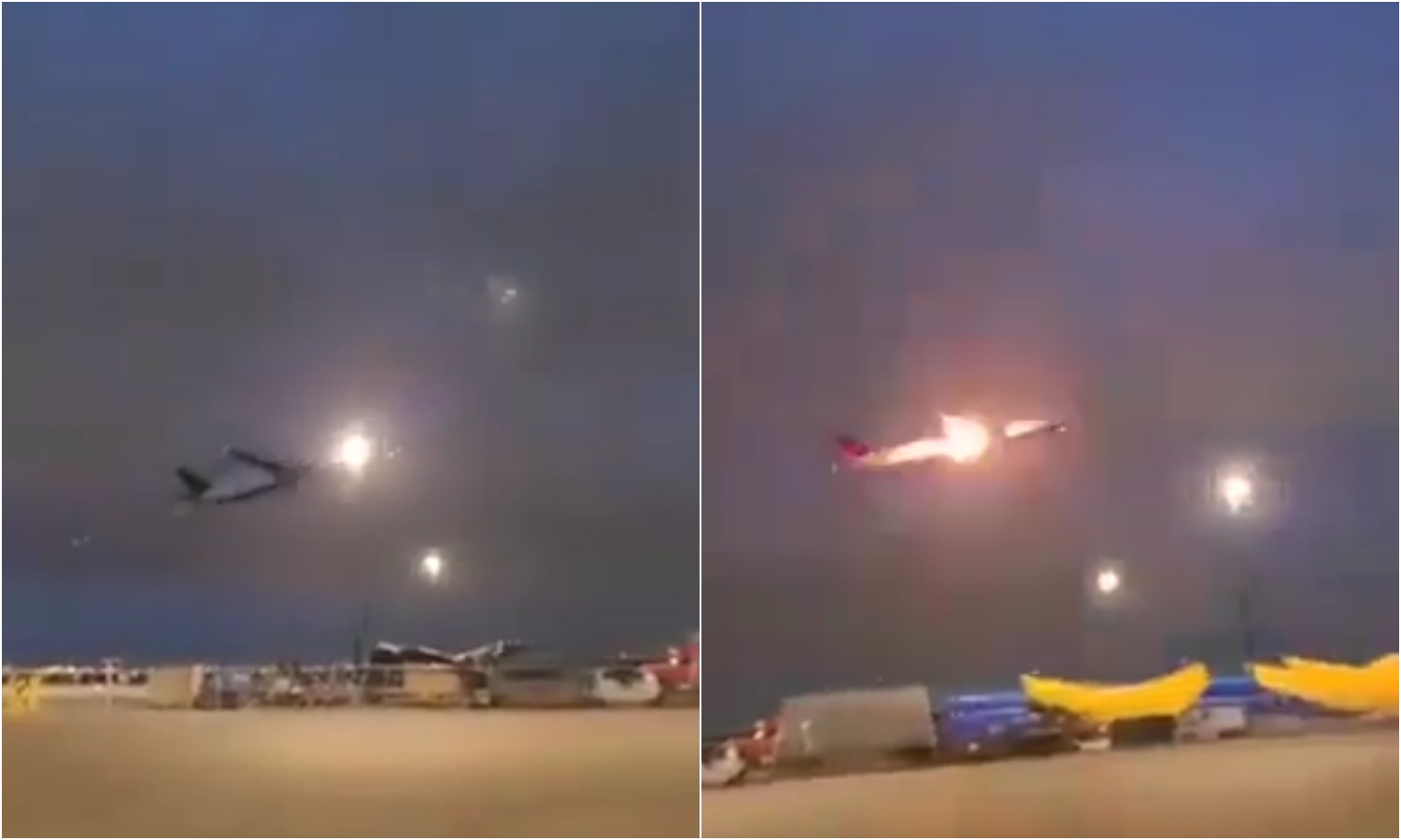 Avión Boeing 777 de Air Canadá aterriza de emergencia tras detectar llamas en su motor durante el despegue