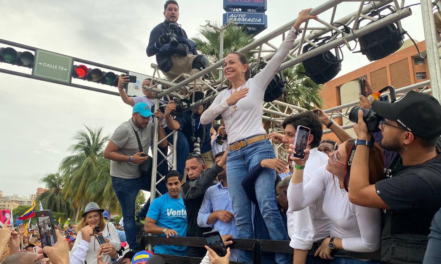María Corina Machado convoca a los venezolanos en Madrid a concentrarse para “reivindicar el mandato del 28 de julio”
