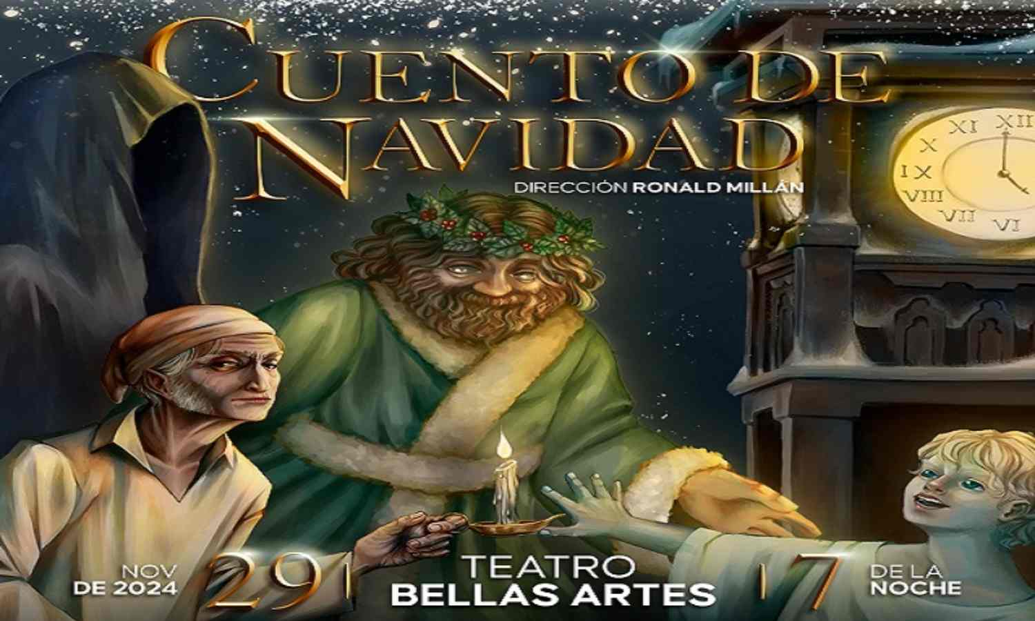 “Cuento de Navidad” llega al Teatro Bellas Artes: una reflexión sobre el valor de la generosidad y la esperanza
