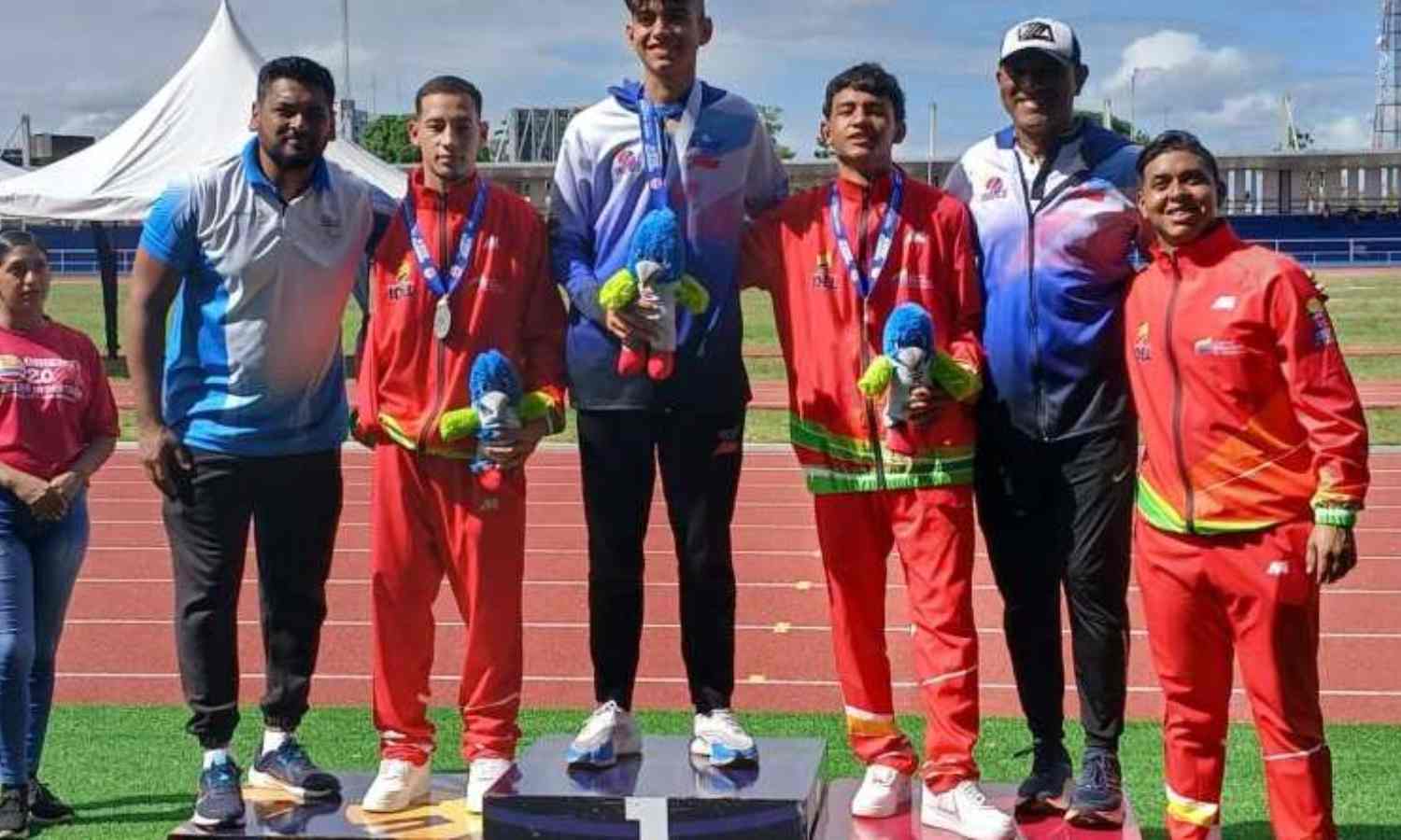 El paratletismo cerró con ocho medallas para el Zulia en los Juegos Paranacionales Oriente 2024