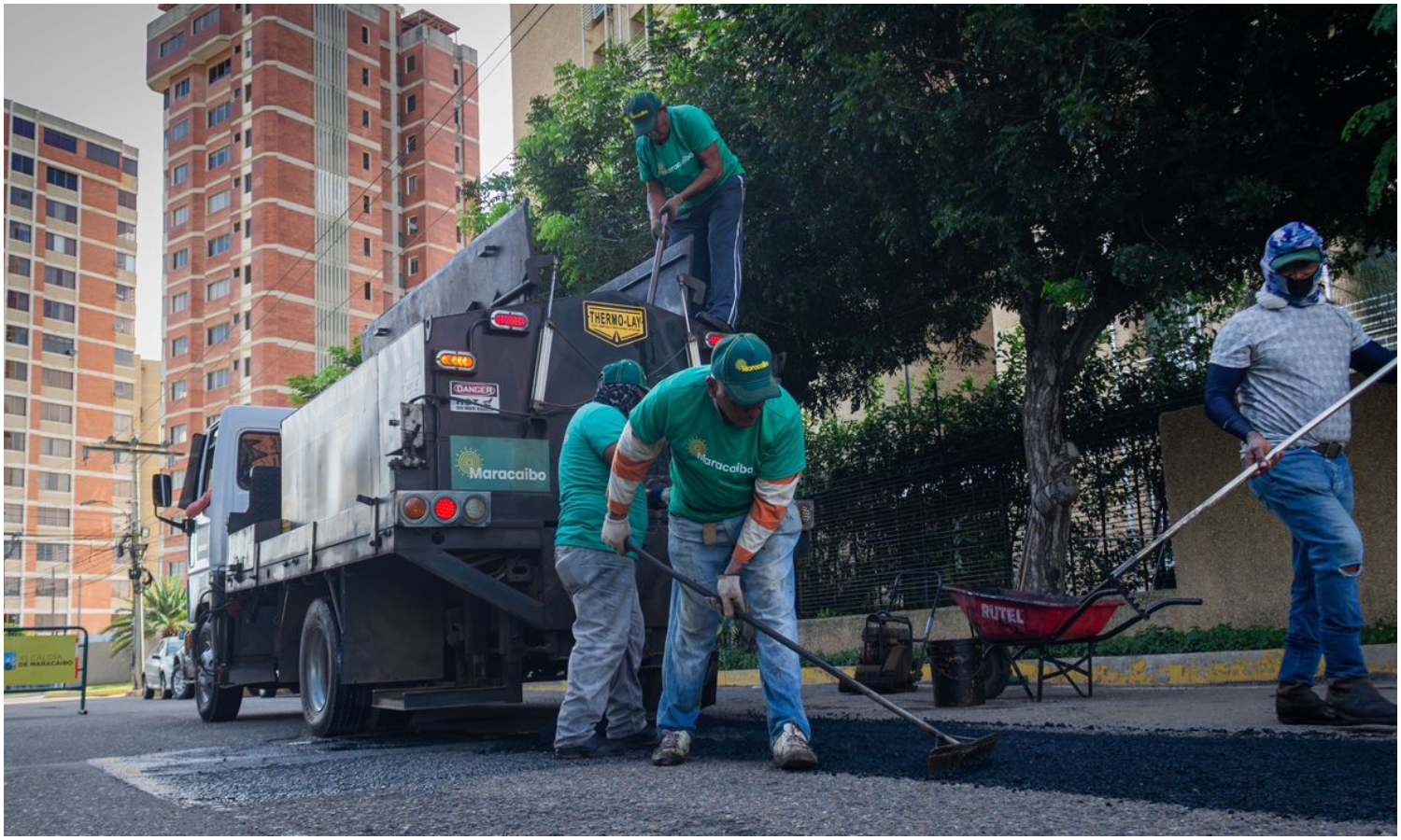Cuatro rutas de transporte de Maracaibo serán beneficiadas con el Plan Rápido de Bacheo 2024