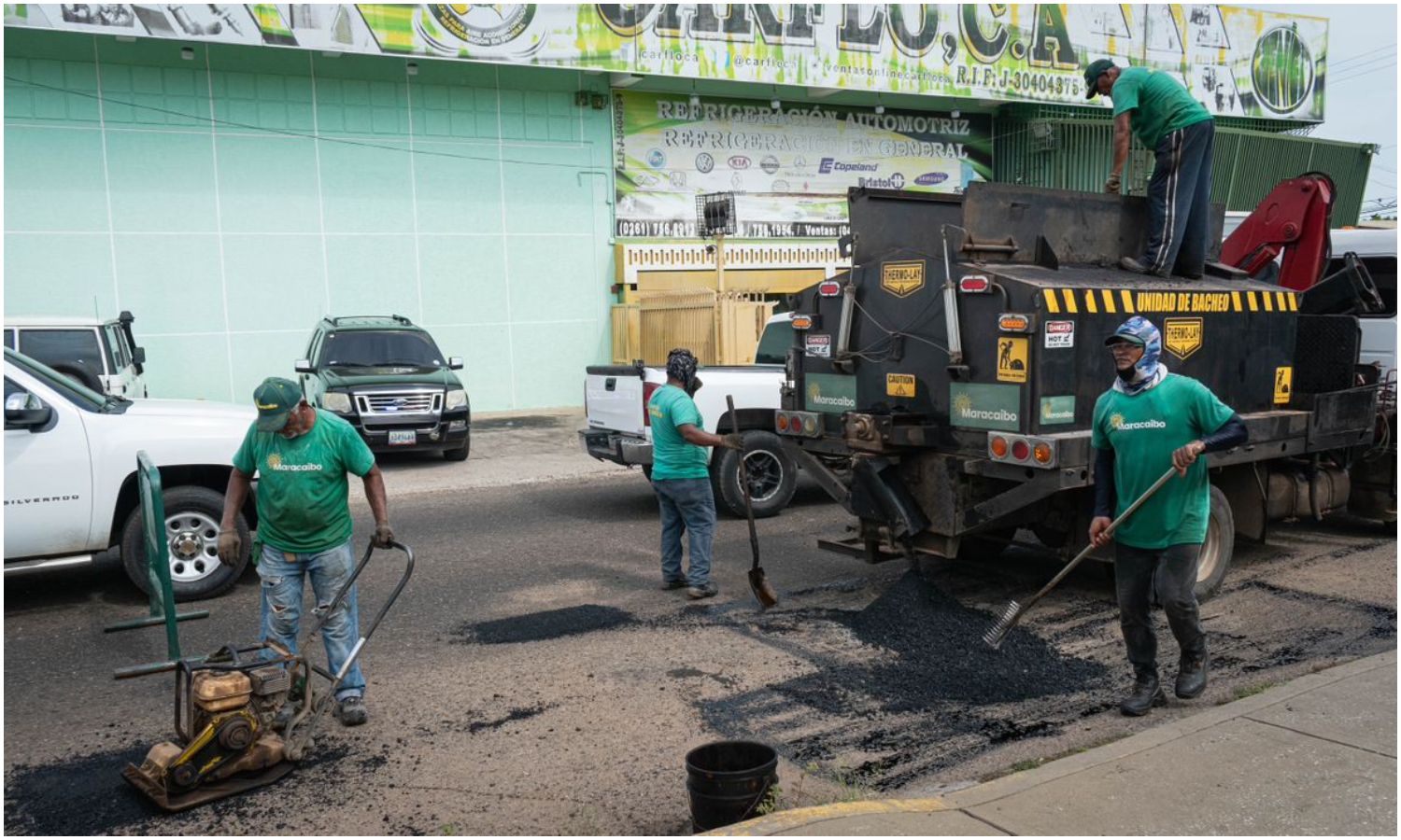 Plan Rápido de Bacheo 2024 de la Alcaldía de Maracaibo arregló más de 100 baches en la ciudad
