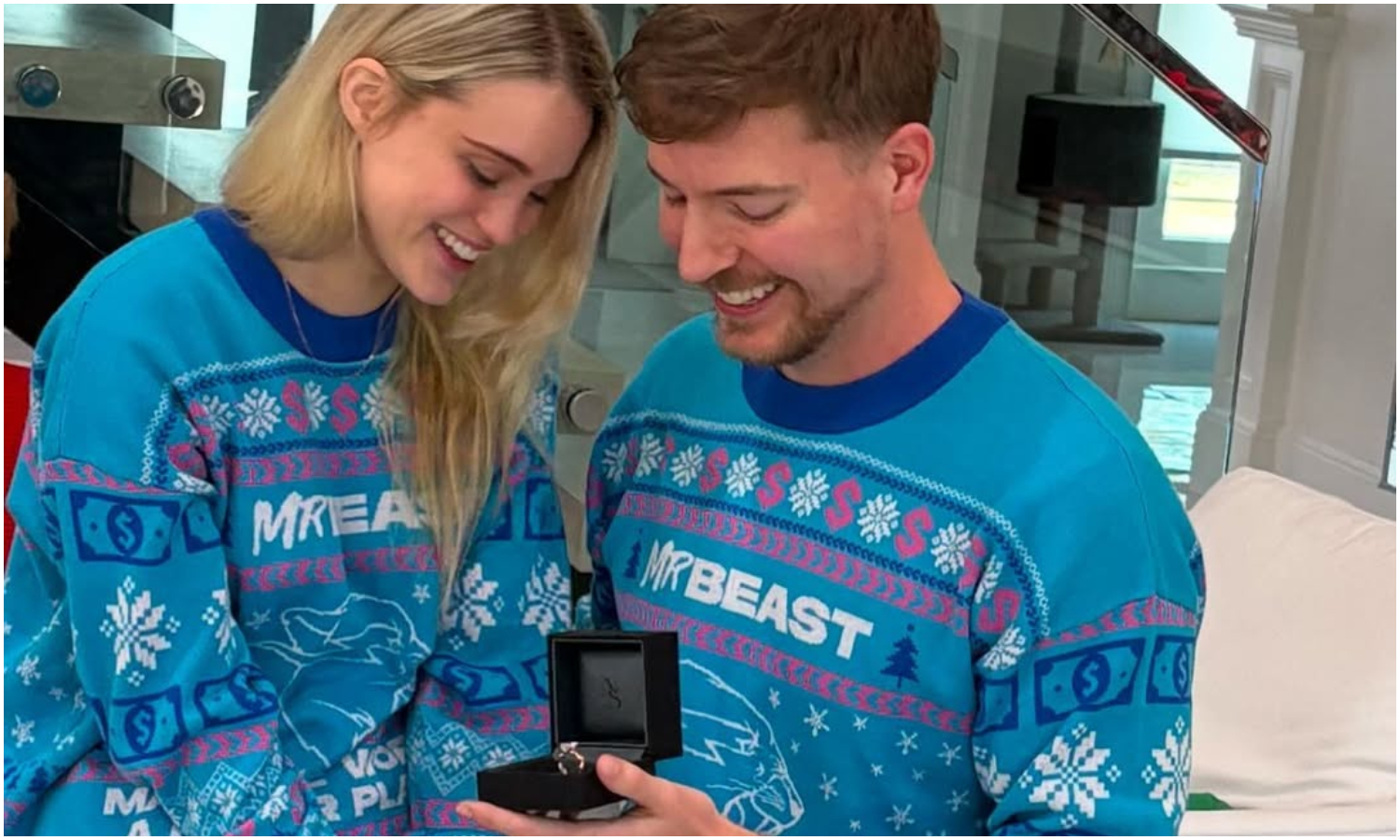 La pareja más querida de YouTube: MrBeast le propone matrimonio a su novia Thea Booysen