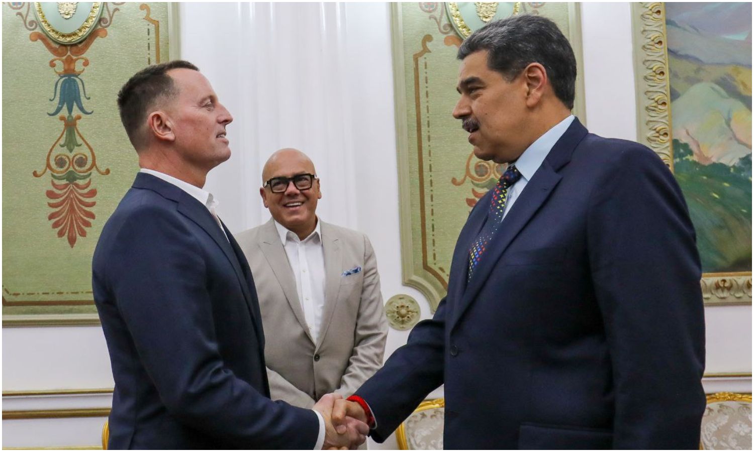 Nicolás Maduro recibe en Miraflores a Richard Grenell, enviado especial de Donald Trump
