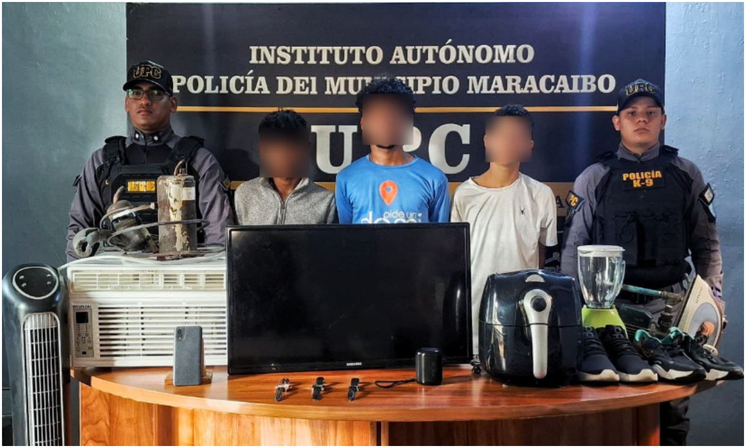 Capturados tres miembros de la banda “El Ñoño” por robos en residencias y centros comerciales del norte de Maracaibo