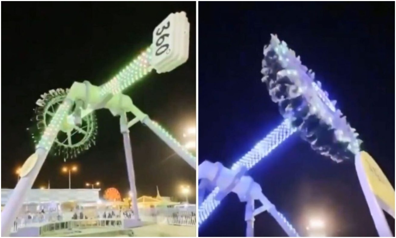 Colapso de una atracción en parque de diversiones de Arabia Saudita deja 23 heridos