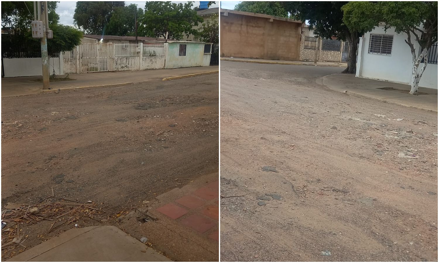 “Están vueltas añicos”: vecinos de San Jacinto claman por el asfaltado de las calles 2 y 6