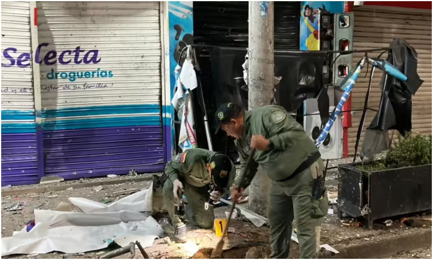En menos de 24 horas, tres atentados terroristas golpearon a Colombia: este viernes una explosión estremeció a Florencia