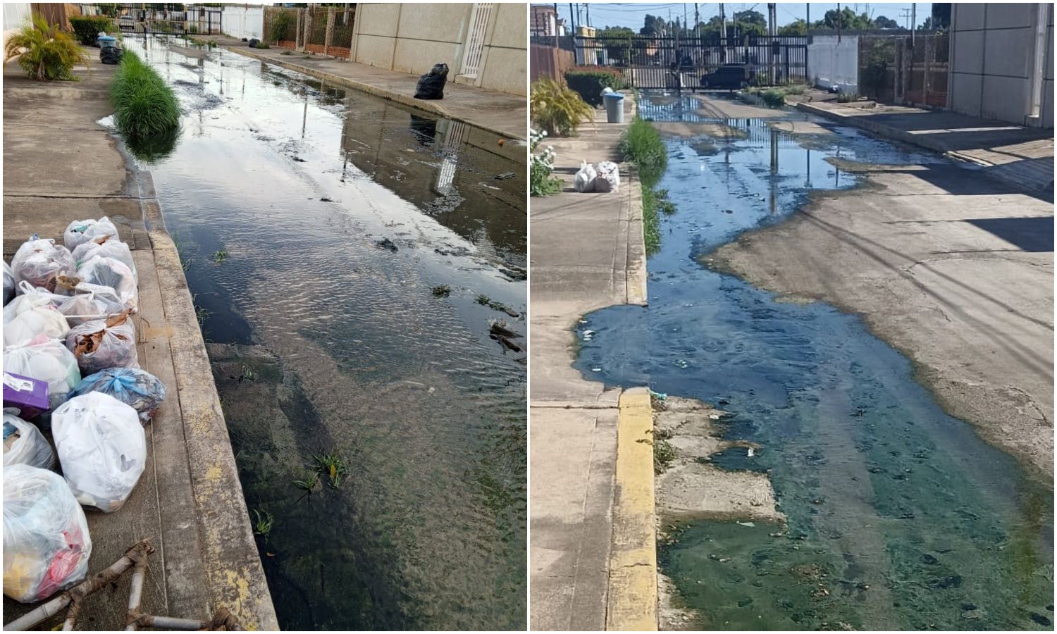 Cloacas desbordadas, basura y mega huecos colapsan calles de La Rotaria en Maracaibo