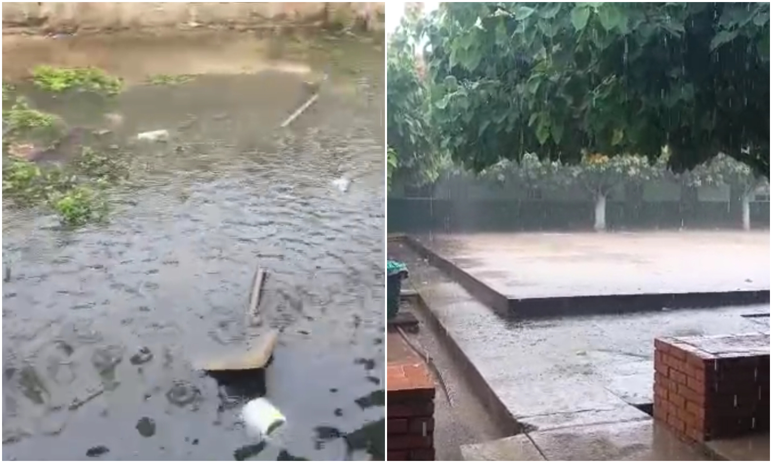 Vecinos de San Jacinto denuncian colapso del sistema de drenaje tras fuerte aguacero en Maracaibo