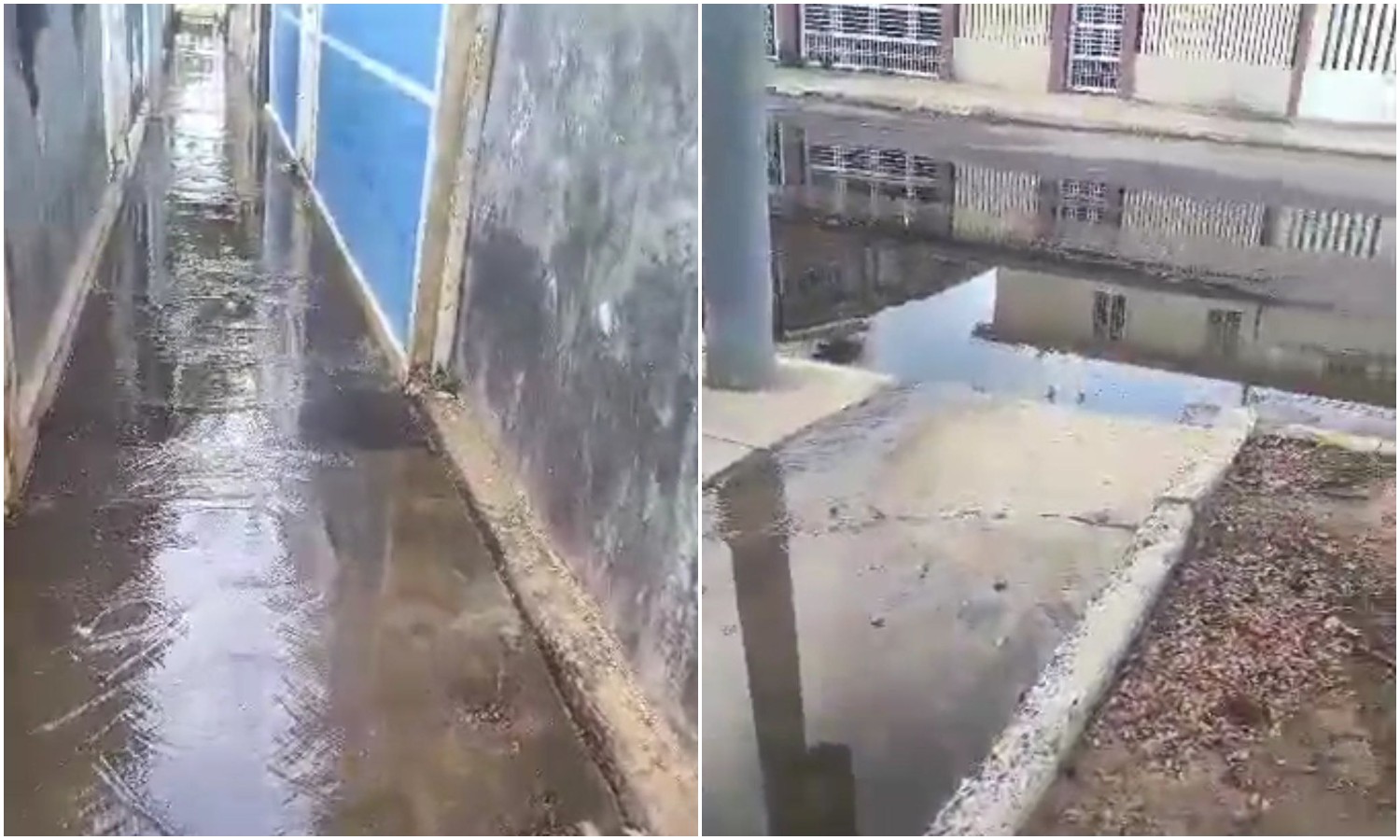 Vecinos de San Jacinto claman ayuda por desbordamiento de aguas negras tras intensas lluvias en Maracaibo