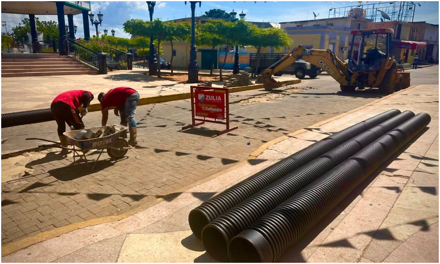 Plan Rector de Atención de Aguas 2025 avanza en Santa Lucía con la sustitución de colector