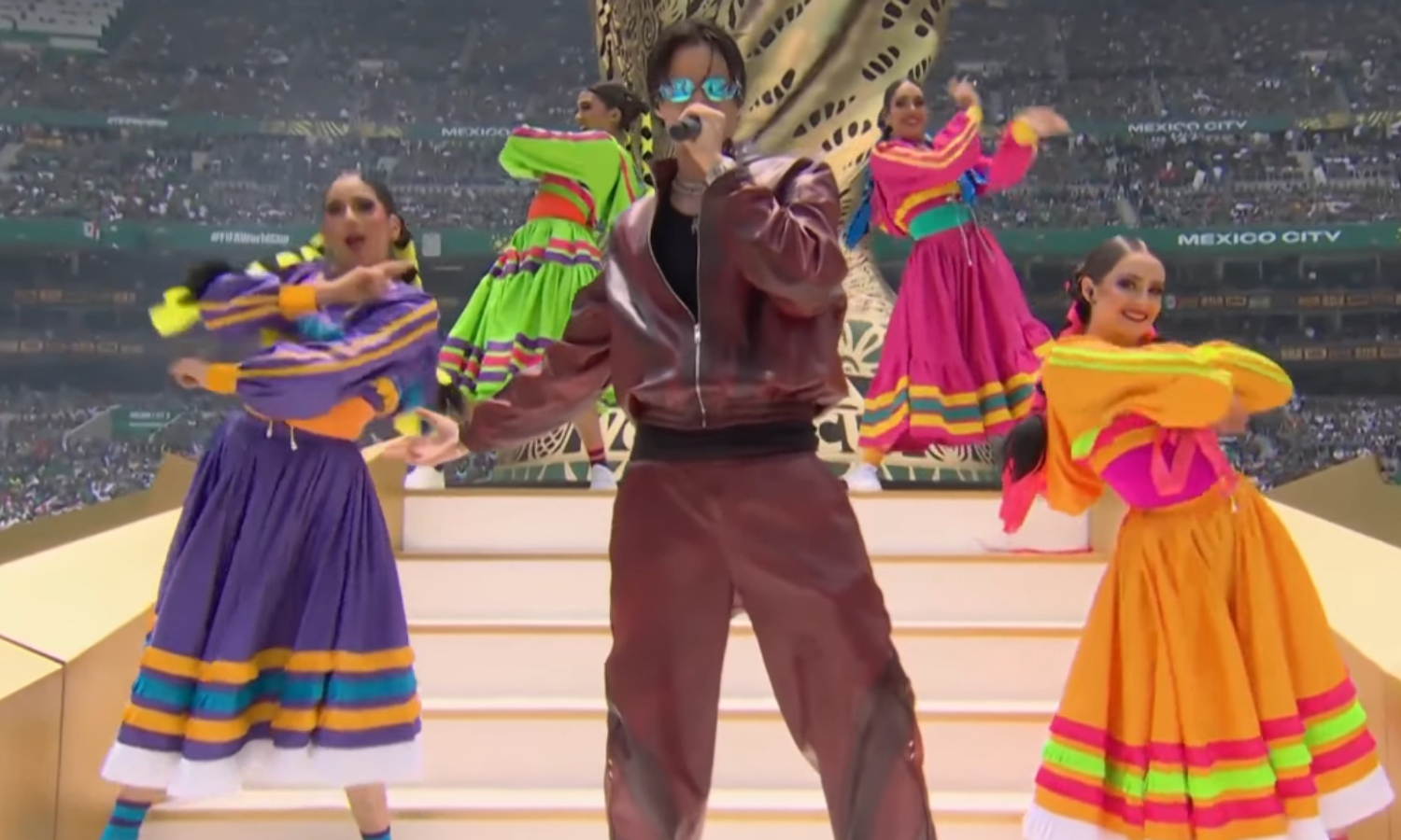 Danny Ocean brilló en la inauguración del Mundial 2026 junto a Shakira y J Balvin en el Estadio Azteca
