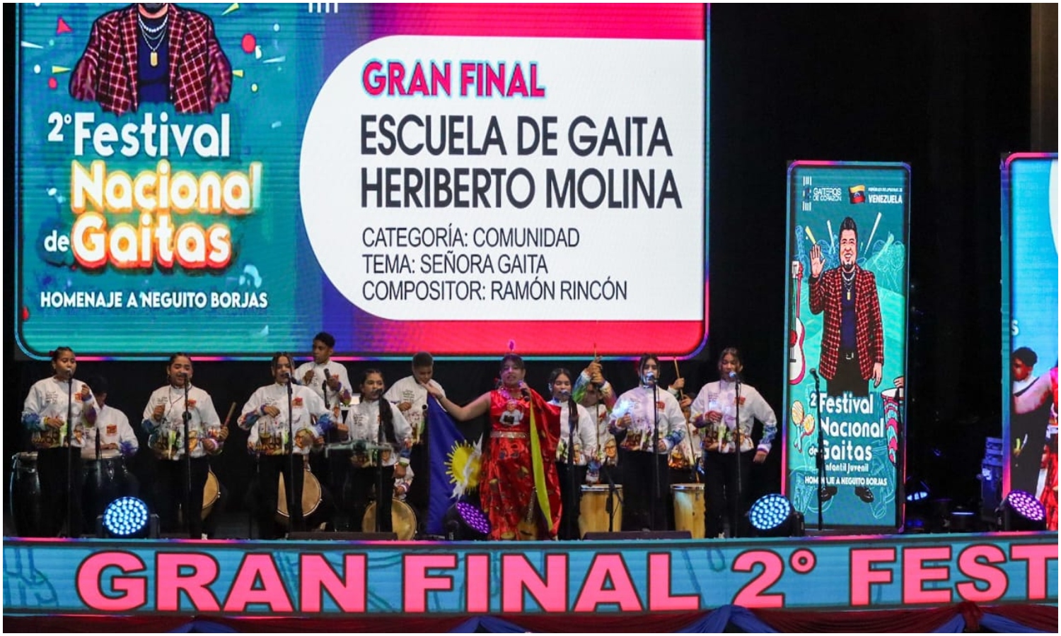 Escuelas de Gaita Astolfo Romero y Heriberto Molina triunfan en el II Festival Nacional Infantil y Juvenil en homenaje a Negüito Borjas