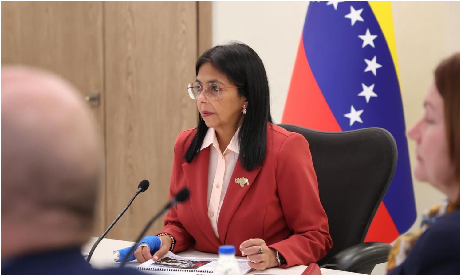 Delcy Rodríguez confirmó conversaciones con el FMI para liberar recursos de Venezuela bloqueados en el exterior