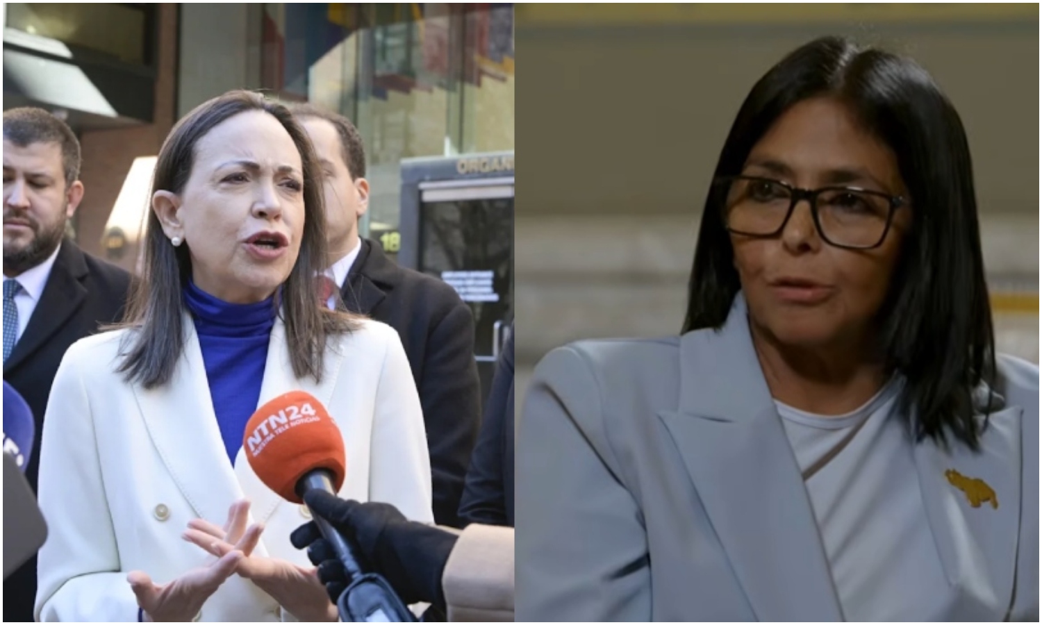 Esto dijo Delcy Rodríguez sobre el eventual regreso de María Corina Machado y de futuras elecciones en Venezuela