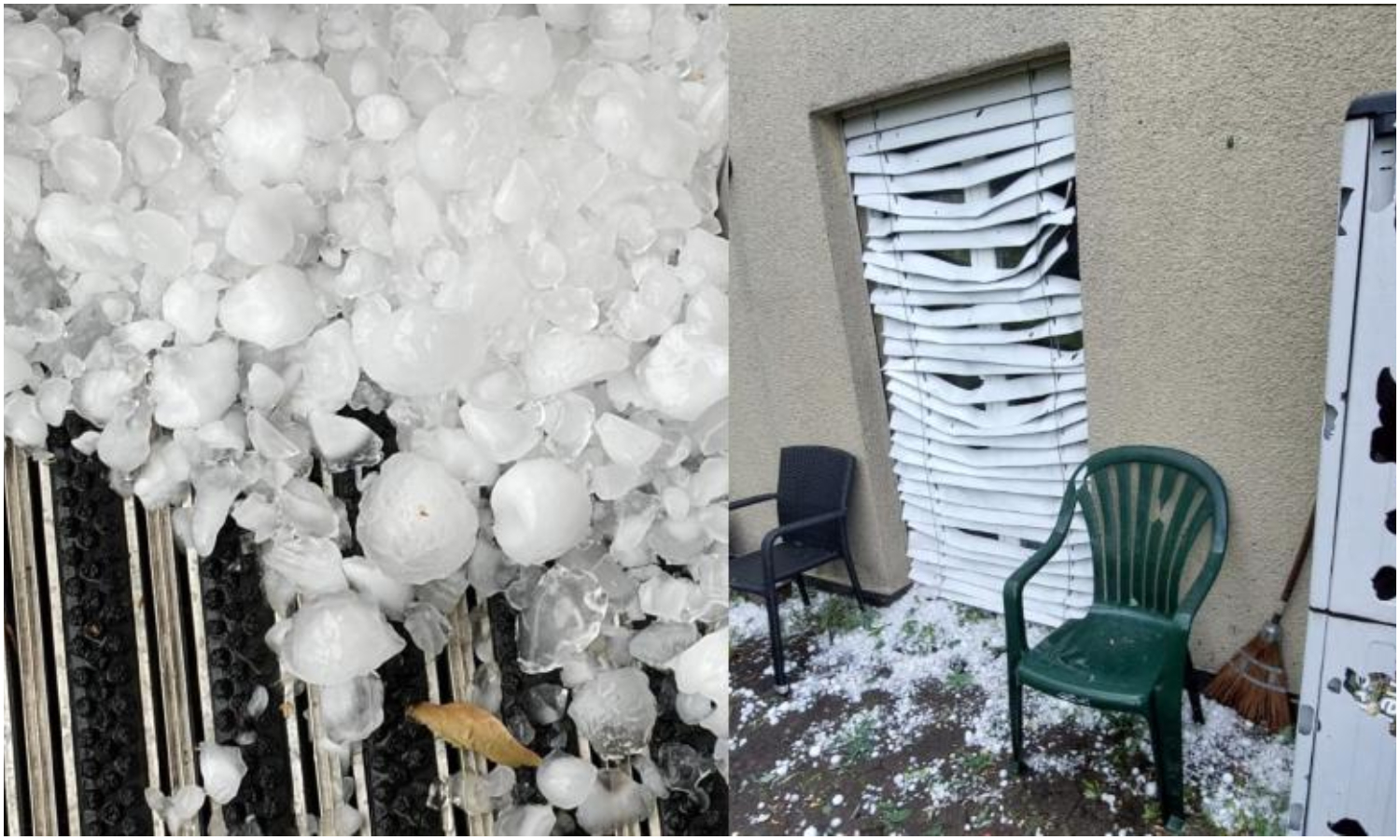 Los impactantes videos de la tormenta de granizo que causó daños en Suiza