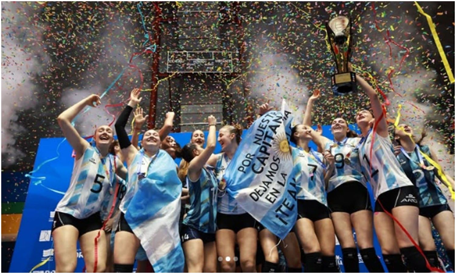 Argentina conquista invicta el Sudamericano de Voleibol Femenino Sub-19 en Maracaibo