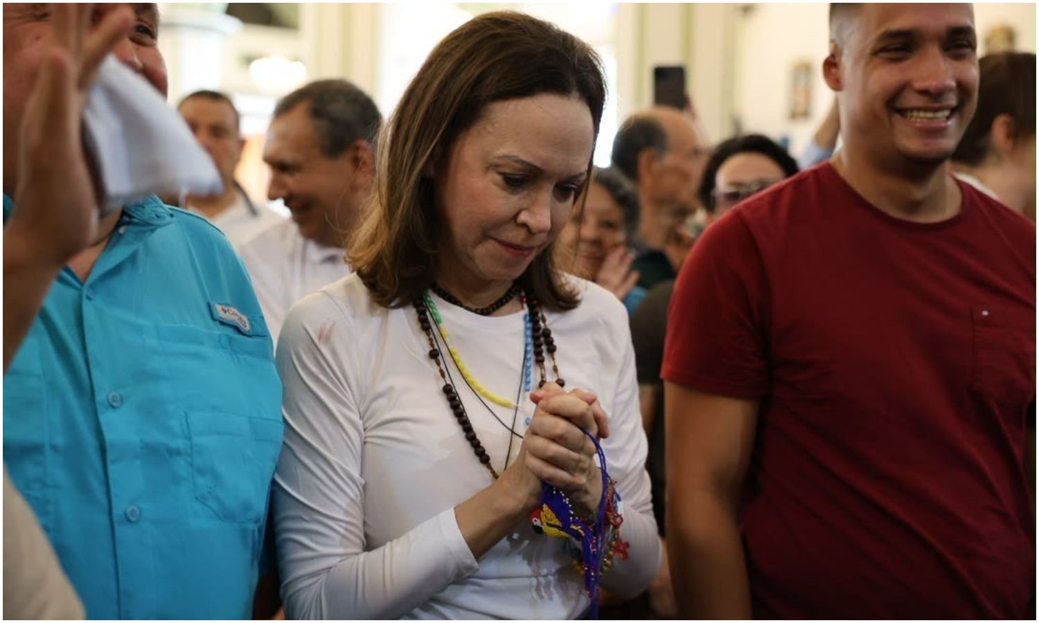 María Corina Machado regresó a Venezuela tras casi un año fuera del país: “Estoy aquí, con ustedes”