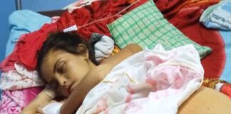 joven herida abierta abdomen