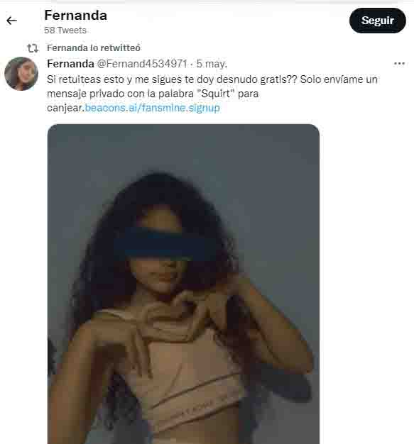 pornografía infaltil twtter denunciada