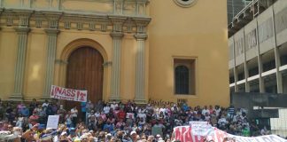 Trabajadores Salud Protestan mejoras salariales