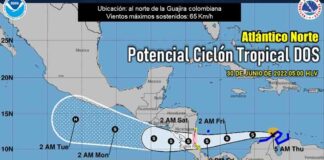 potencial ciclón tropical venezuela