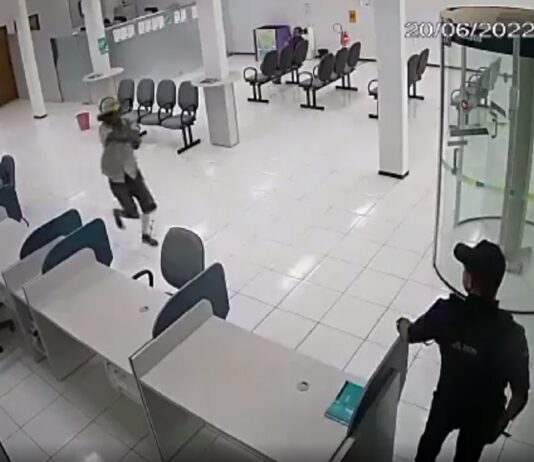 balacera en banco de brasil