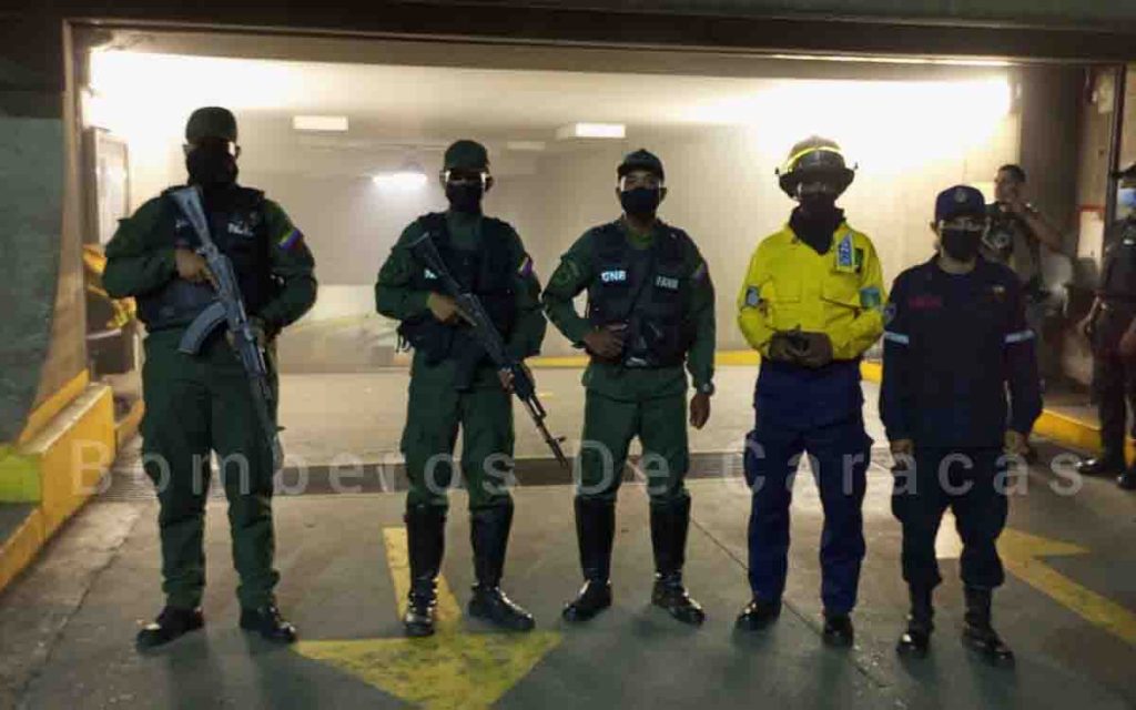 incendio banco central venezuela 