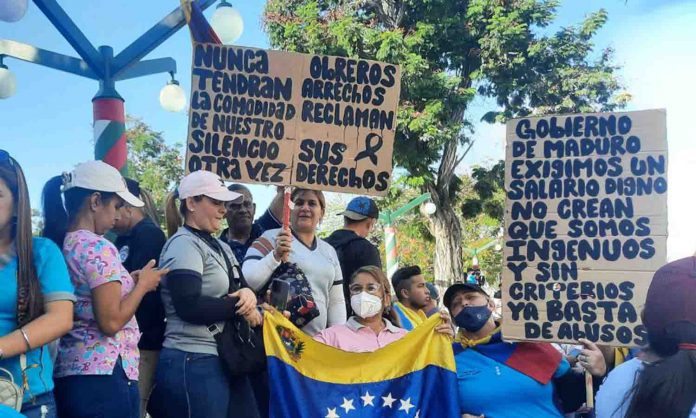 magisterio zuliano protesta maestros venezuela protestan