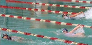 competencia de natación Maracaibo