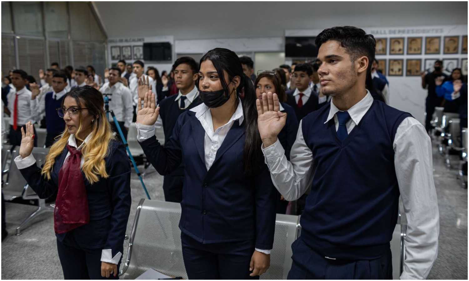 Estudiantes pasantías alcaldía