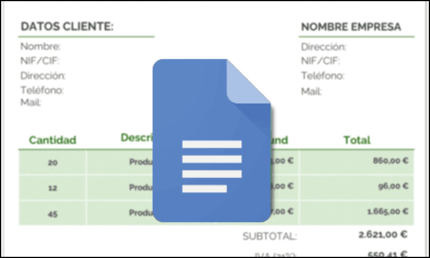 Generadores De Facturas Gratuitos: Plantillas Y Software De Creación