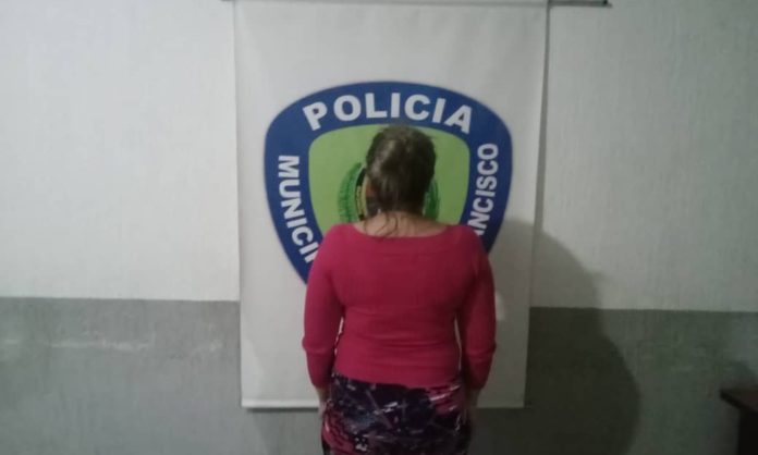 mujer detenida Suramérica