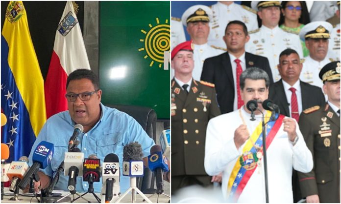 Rafael Ramírez y Nicolás Maduro en Maracaibo