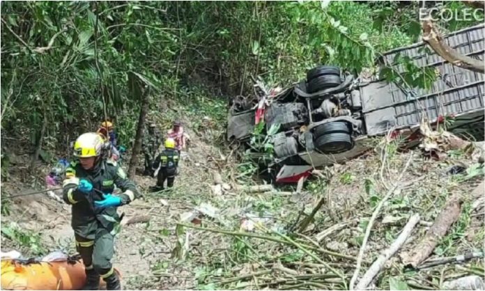 accidente autobús colombia