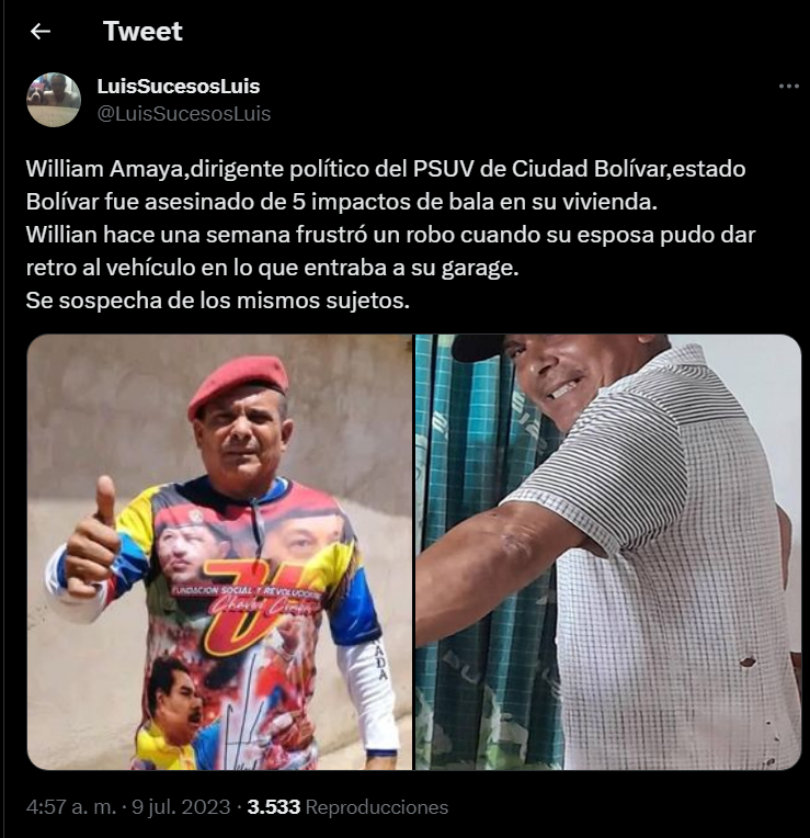 dirigente PSUV