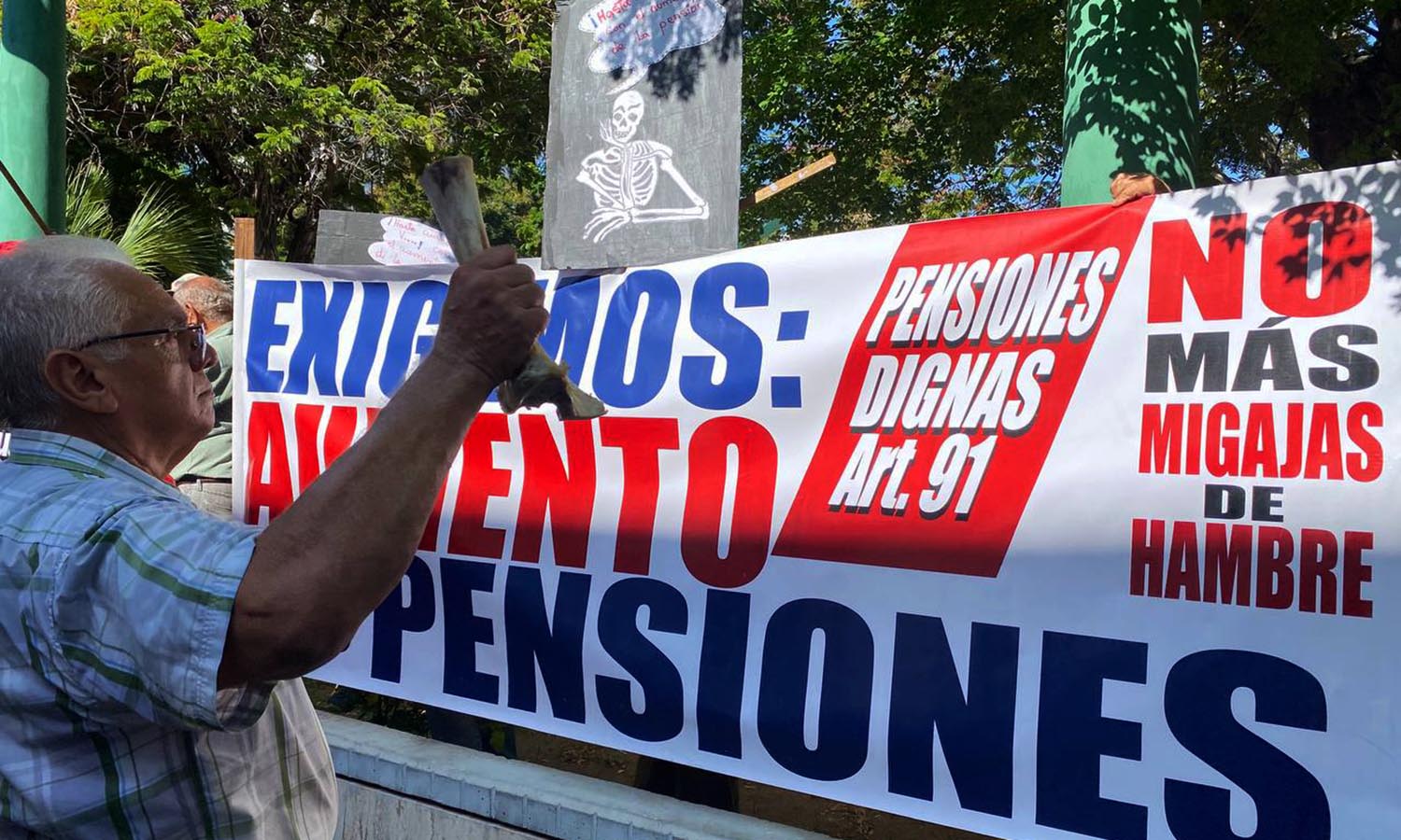 Pensionados protesta Maracaibo