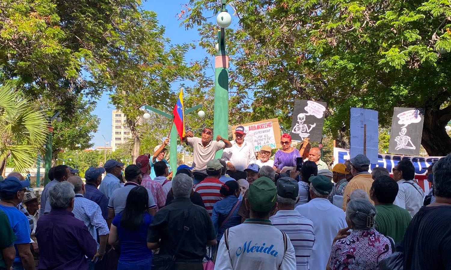 Pensionados protesta Maracaibo