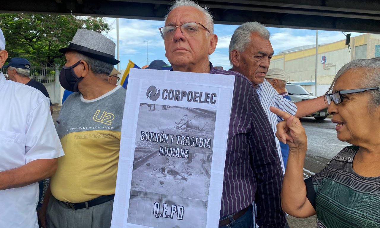 protesta pensionados maracaibo