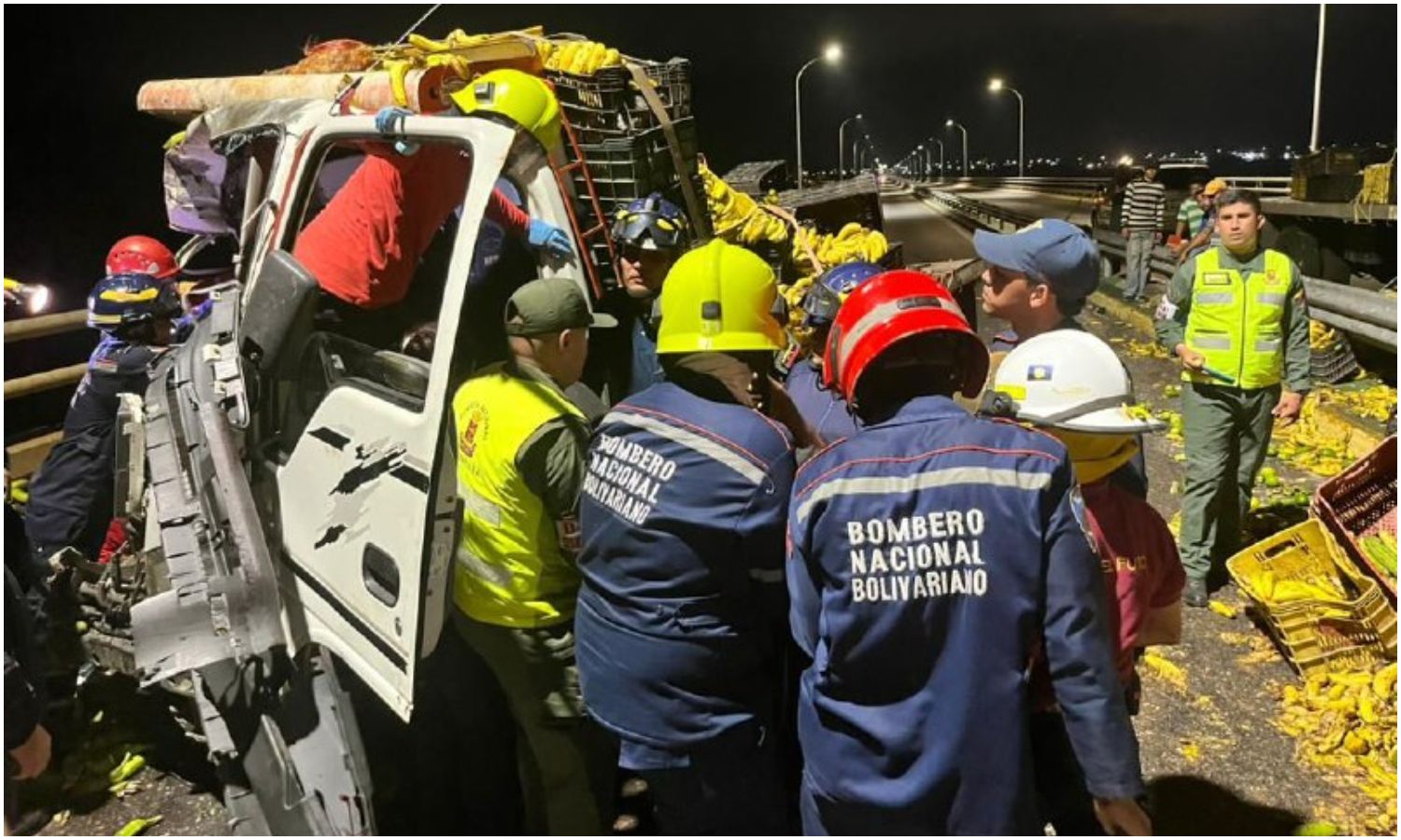 accidente puente sobre el lago maracaibo