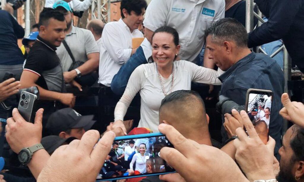 María Corina Machado en zulia