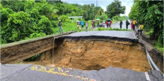 colapso carretera Sucre