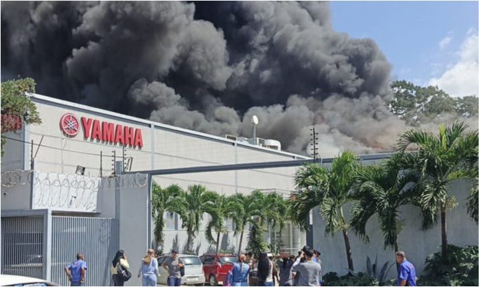 incendio Yamaha