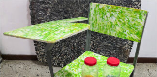 el zulia recicla pupitres